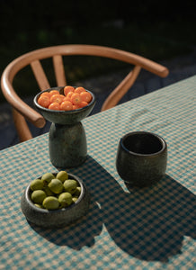 Neptune Pedestal Bowl by Manu Ceramics